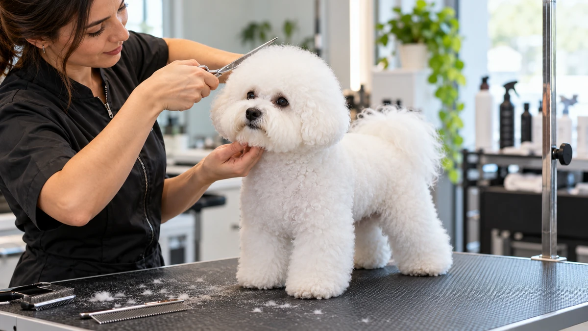 Bişon Çuha Köpeği köpek — bakım ve tımar